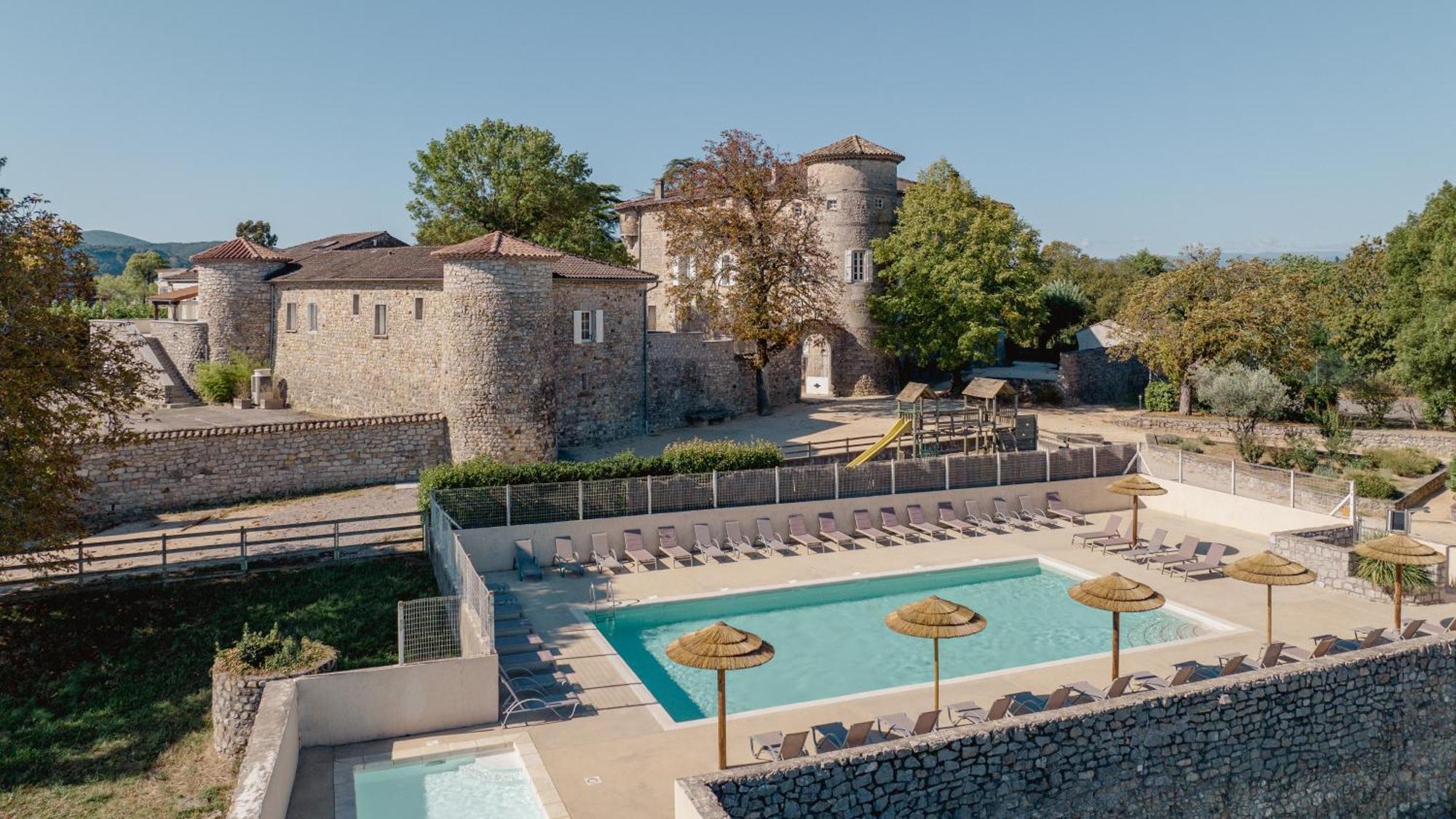 Chateau De Chaussy Ruoms Eksteriør billede